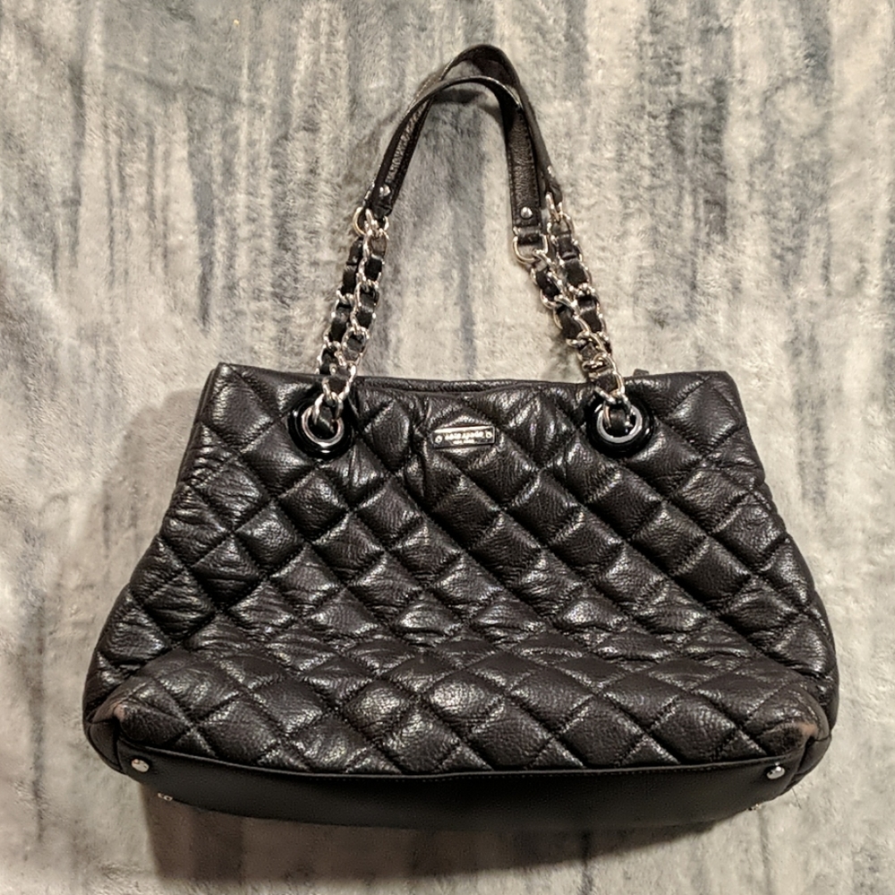 Kate Spade large quilted leather shoulder bag